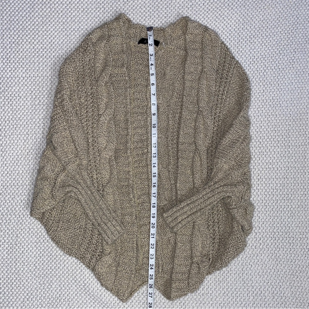 ANGL Women’s Beige Wool Blend Cardigan Size L